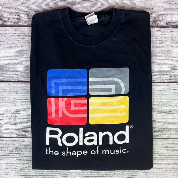 Vintage Roland "The Shape Of Music" T-shirt - Picture 1 of 8